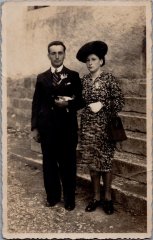 Photo de Raymonde et André BIORD à Sixt 