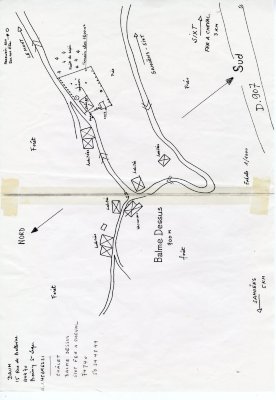Plan de Sixt , Balme Dessus fait à la main
