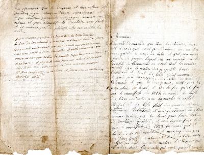 Lettre ou requête - 1817