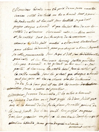 Courrier de MOCCAND au sindic