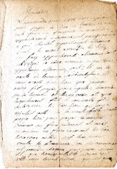 Lettre pour une requête