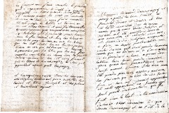 Page d’un carnet du sindic MOCCAND, compte rendu des affaires du village – 1817