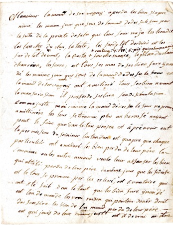 Compte rendu suite à l’effondrement de la pointe de Sales, répartitions des biens