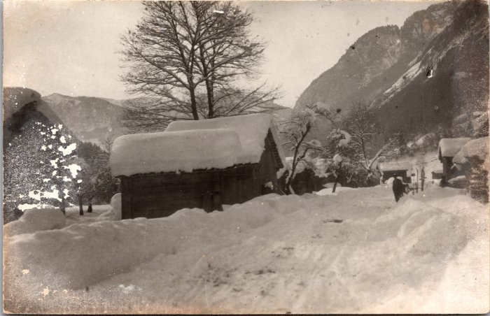 Photo du village de Nambride l'hiver