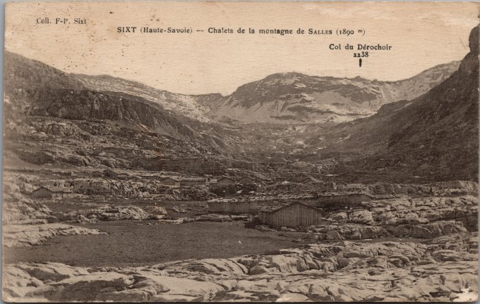 Chalets de la montagne de Sales