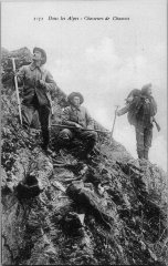 Photo des chasseurs de chamois