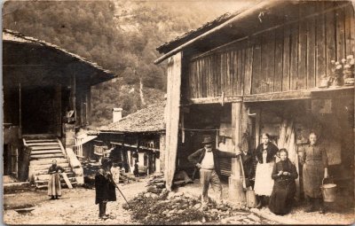 Photo de famille au Fay - 1912
