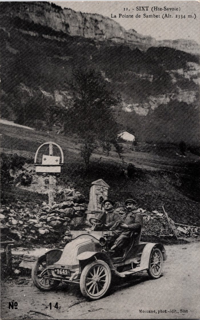 Photo à Nambride devant la Pointe de Sambet