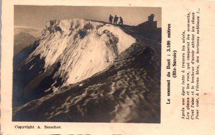 Photo au Sommet du Buet  