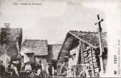 Photo dans le village de Salvagny