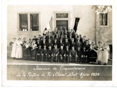 Souvenir du Cinquantenaire de la fanfare du Fer-à-Cheval - 1939