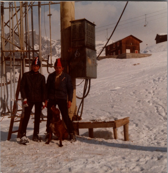 MOCCAND André au téléski de la Joux