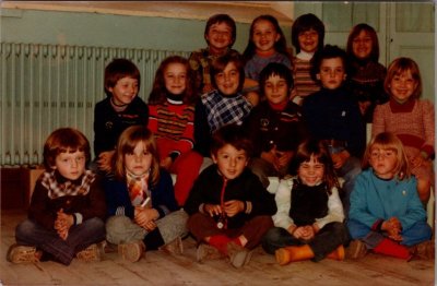Photo de classe de l'école de Sixt - 1979
