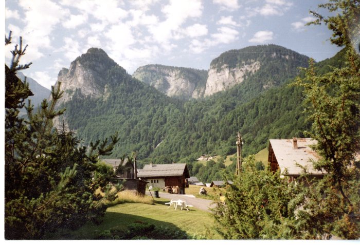 Photo hauteur avant la piste des Cascades - 1994