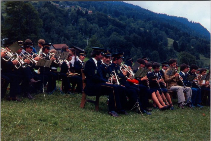 Photos de la musique à la fête des métiers - aout 1980