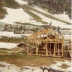 Photos de la construction du refuge de Sales en 1984