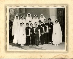 Photo des communiants nés en 1941 - années 50