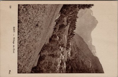 Carte postale village du Crot