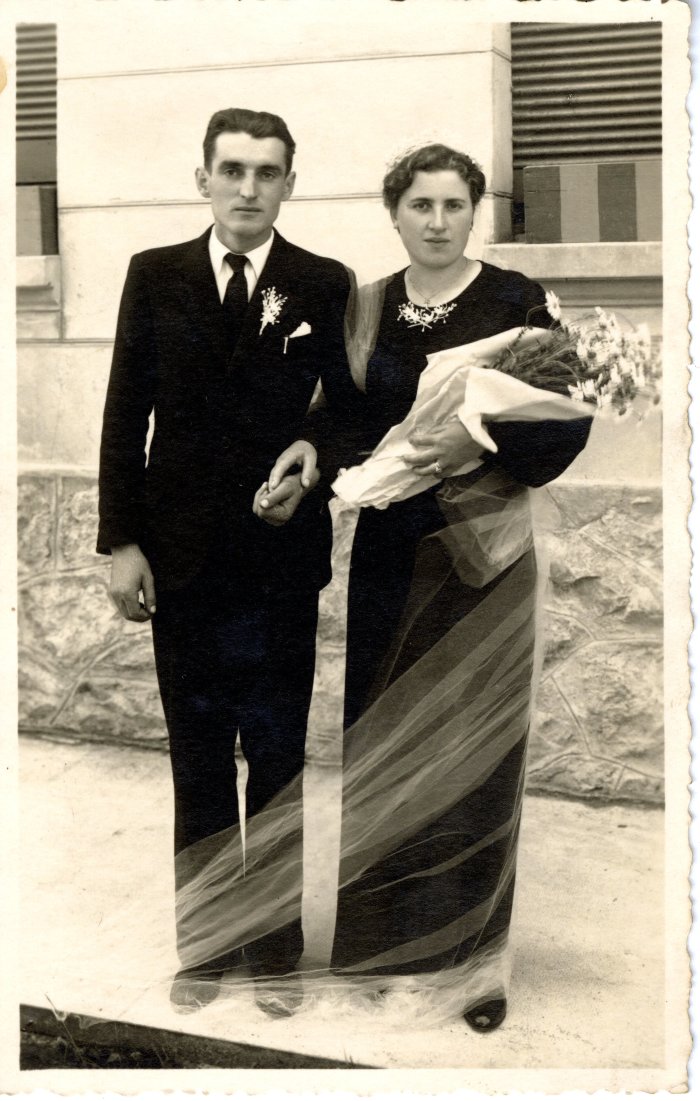 Mariage de Maurice PERRIER et Marie Ange DEFFAYET - 1943
